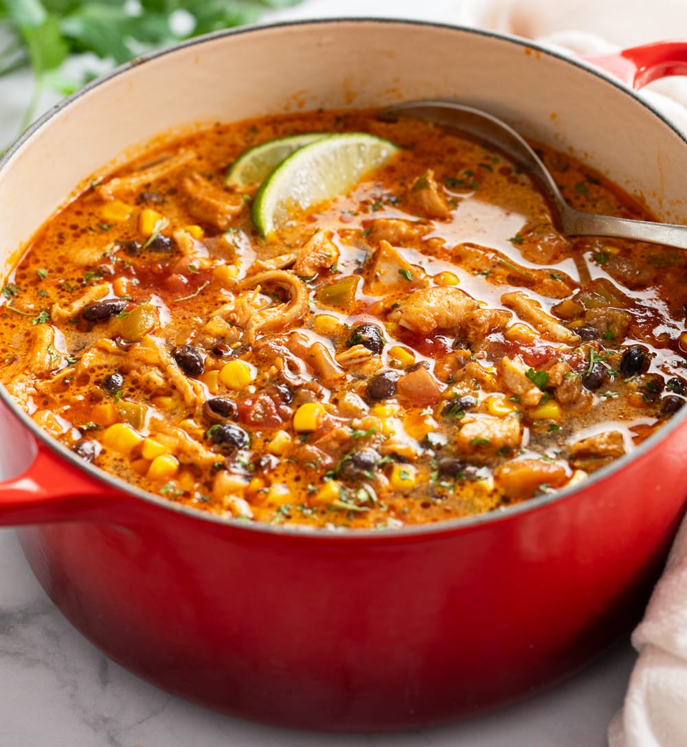 Cozy Chicken Taco Soup: Make Ahead & Freeze for Quick Meals