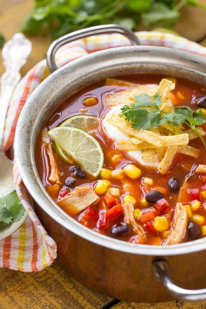 Quick & Easy Chicken Taco Soup: Dinner in Under 30 Minutes!
